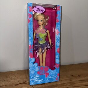 Disney Store Exclusive Summer Sun Tinker Bell 11.5" Fashion Doll In Swimsuit NIB